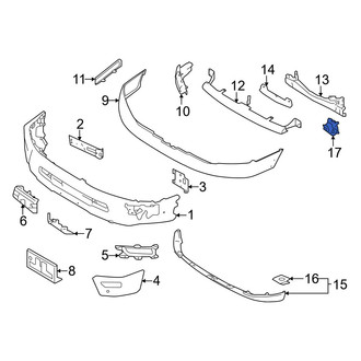 Nissan OE - Front Right Bumper Impact Absorber
