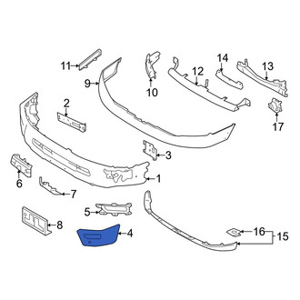 Nissan OE - Front Left Bumper Corner Cover