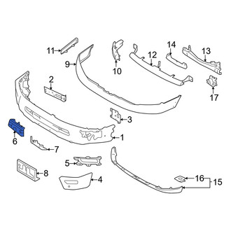 Nissan OE - Front Left Tow Hook Cover