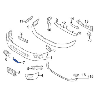 Nissan OE - Front Right Bumper Trim