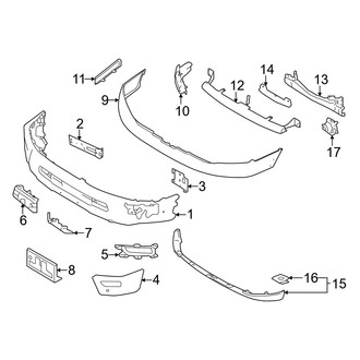 Nissan OE - Front Bumper - Bumper & Components