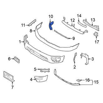 Nissan OE - Front Right Inner Bumper Cover Bracket