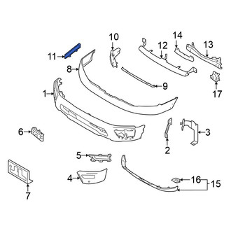Nissan OE - Front Left Outer Bumper Cover Bracket