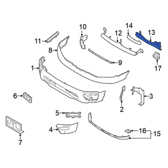 Nissan OE - Front Bumper Impact Bar