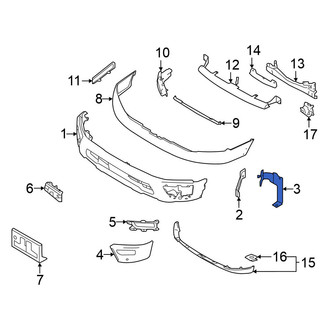 Nissan OE - Front Left Outer Bumper Face Bar Bracket
