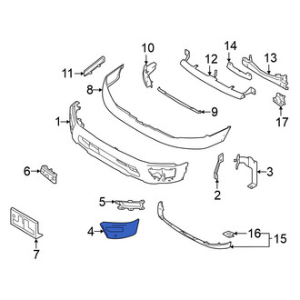 Nissan OE - Front Left Bumper Corner Cover
