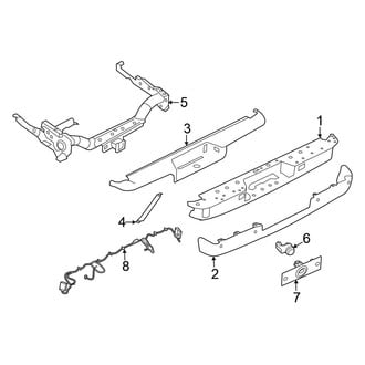 Nissan OE - Rear Bumper - Bumper & Components