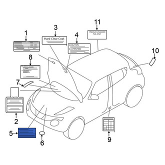 Nissan OE - Caution Label
