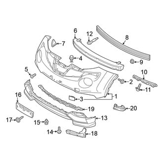 Nissan OE - Front Bumper - Bumper & Components (Nismo / Nismo RS)