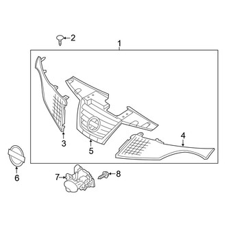 Nissan OE - Front Grille
