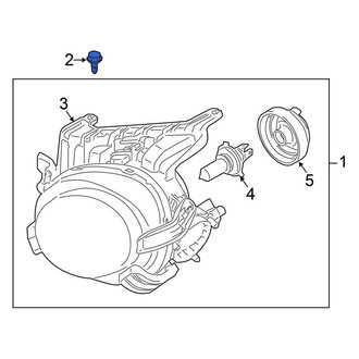 Nissan OE - Upper Door Interior Trim Panel Bolt
