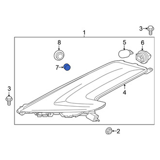 Nissan OE - Front Side Marker Light Bulb