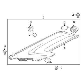 Nissan OE - Front Lamps - Signal Lamps