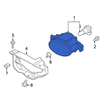 Nissan OE - Front Right Fog Light