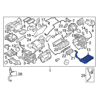 Nissan OE - HVAC Heater Core
