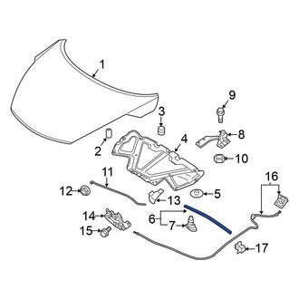 Nissan OE - Hood Seal