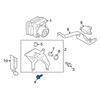 Nissan OE - Hood Release Handle Bolt