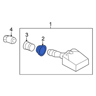 Nissan OE - Tire Pressure Monitoring System (TPMS) Sensor Grommet