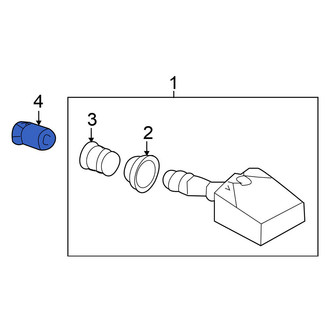 Nissan OE - Tire Pressure Monitoring System (TPMS) Sensor Nut
