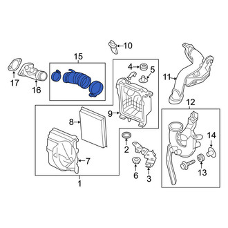 Nissan OE - Engine Air Intake Hose