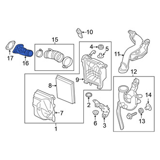 Nissan OE - Engine Air Intake Hose