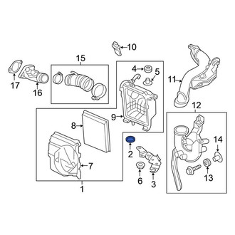 Nissan OE - Lower Air Filter Housing Grommet