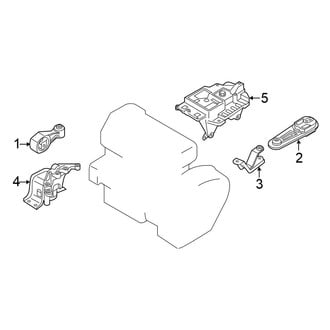 Nissan OE - Engine / Transaxle - Engine & Transmission Mounting (AWD 1.6L)