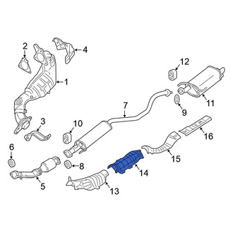 Nissan OE - Front Center Floor Pan Heat Shield