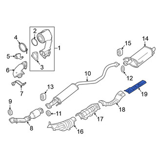 Nissan OE - Rear Floor Pan Heat Shield