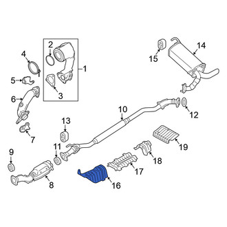 Nissan OE - Front Floor Pan Heat Shield
