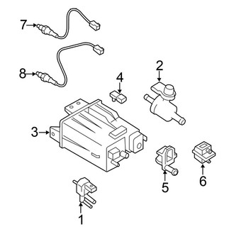 Nissan OE - Emission System - Emission Components