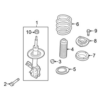 Nissan OE - Front Suspension - Struts & Components