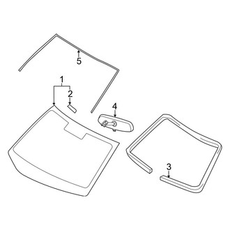 Nissan OE - Windshield - Glass