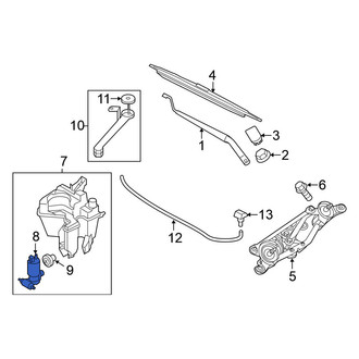 Nissan OE - Windshield Washer Pump