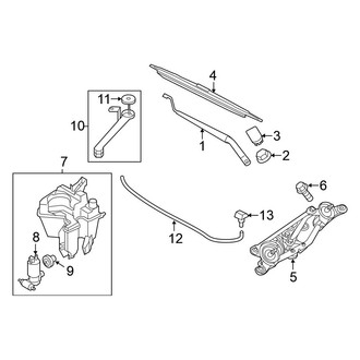 Nissan OE - Windshield - Wiper & Washer Components