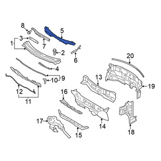 Nissan OE - Cowl Grille Panel