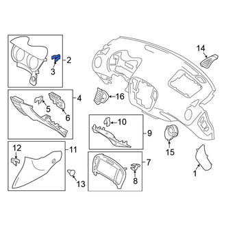 Nissan OE - Instrument Cluster Bezel