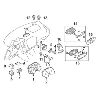 Nissan OE - Instrument Panel - Cluster & Switches