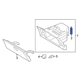 Nissan OE - Glove Box Support