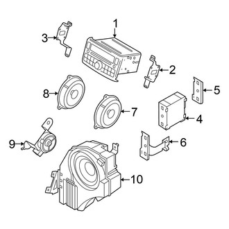 Nissan OE - Instrument Panel - Sound System