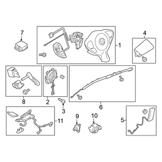 Nissan OE - Restraint Systems - Air Bag Components