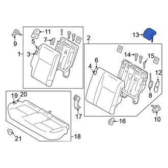 Nissan OE - Rear Headrest