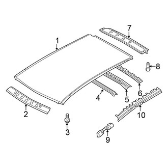 Nissan OE - Roof & Components (W/O Sunroof)