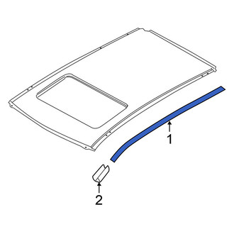 Nissan OE - Left Roof Molding