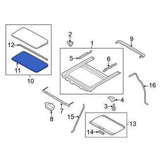 Nissan OE - Sunroof Seal