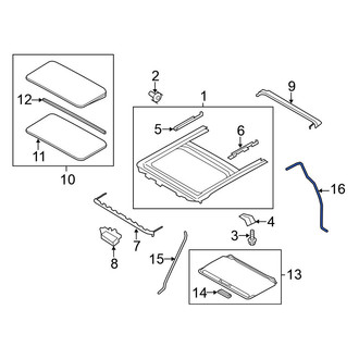 Nissan OE - Rear Sunroof Drain Hose