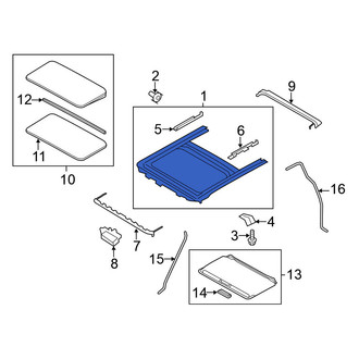 Nissan OE - Sunroof Frame
