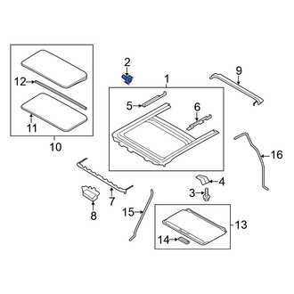 Nissan OE - Sunroof Frame Screw