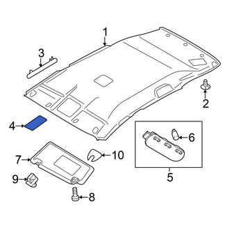 Nissan OE - Navigation Microphone Bezel