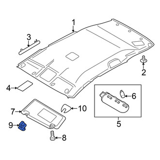 Nissan OE - Sun Visor Holder